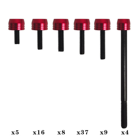 Multi-Color Engine Screws