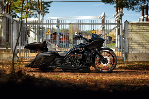 Billow Set aus gestrecktem Heckfender und Satteltaschen für Harley Davidson Touring ab 2014