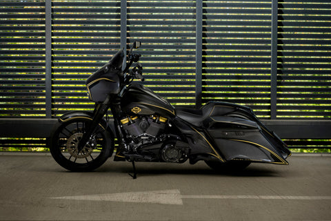 "Black Series" Kupplungsdeckel für Harley Davidson Touring ab 2017 transparent