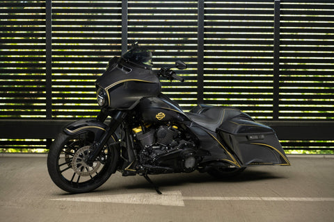 Scheibenverkleidung der Black Series für Harley Davidson FLH 2014-2023