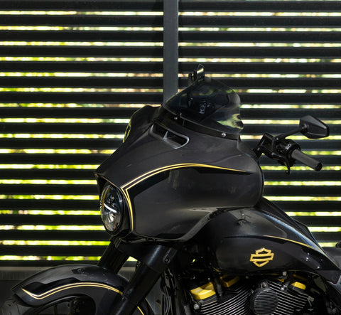 Scheibenverkleidung der Black Series für Harley Davidson FLH 2014-2023