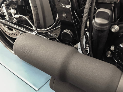 2018–2025 Vollständiger Schwenkachsabdeckungssatz für Softail-Modelle mit Upside-Down-/Inversgabelbaugruppen
