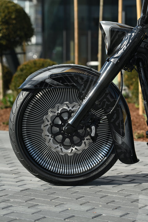 "El Cabron" Chicano Style Frontfender für 23" Rad Softail 2000-2017