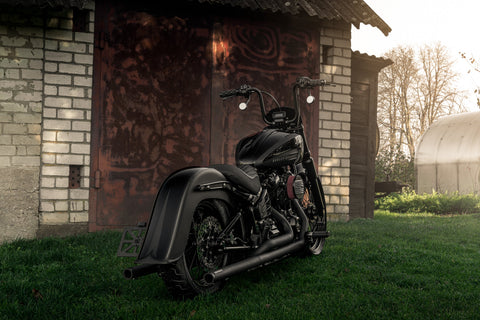 4" Stretch Softail M8 FXBB/S FXST Street Bob Heckfender mit Spitze 2018-2025