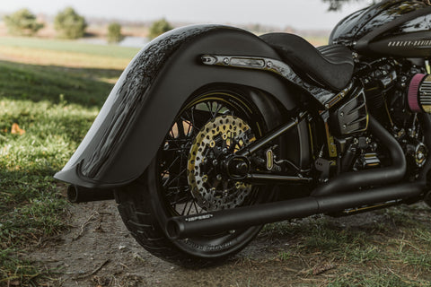 4" Stretch Softail M8 FXBB/S FXST Street Bob Heckfender mit Spitze 2018-2025