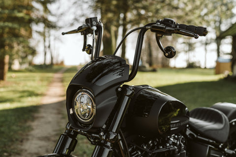 "Aggressor" Serie Softail Street Bob FXBB/S und Low Rider FXLR Scheinwerferverkleidung 2018-2024
