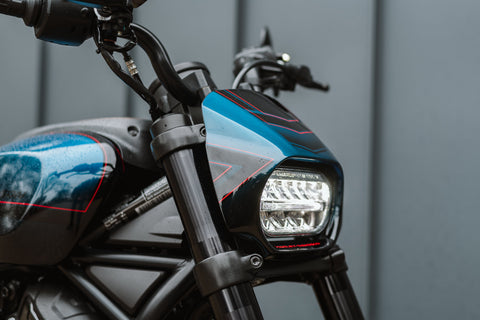 2021-spätere Sportster S „Street Warrior“ Scheinwerferverkleidungsmaske
