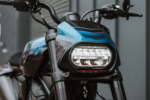 2021-spätere Sportster S „Street Warrior“ Scheinwerferverkleidungsmaske