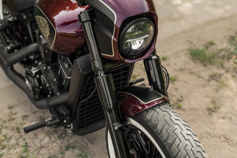 Indian Scout 2015-2024 "Tomahawk" Serie Vollständiger Gabelabdeckungssatz