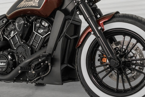 Kühlerabdeckung der Indian Scout 2015-2024 „Apache“-Serie