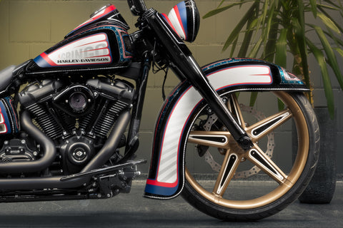 23" vorderer Kotflügel 2018-2025 M8 Softail „Hot Rod Serie“