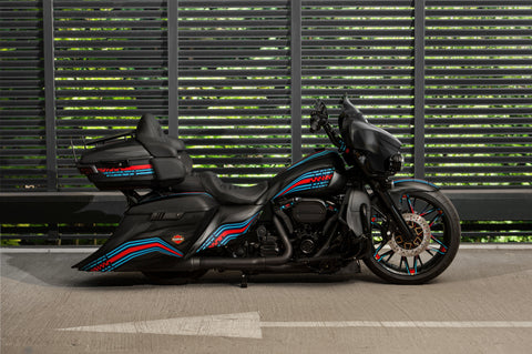 Verlängerte keltische Tankverkleidungen für Harley Davidson Touring Modelle ab 2009