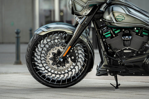 Performance Series Vorderradachsenabdeckungen für Harley Davidson Touring Modelle 2014-2024