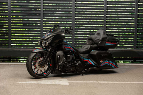 Hooligan Series 3-teilige Kühlerabdeckung für Harley Davidson Touring 2017-2023