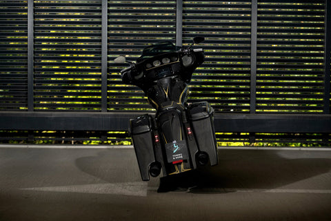 Satz gestreckter Kotflügel und Satteltaschen Magnus für Harley Davidson Touring ab 2014