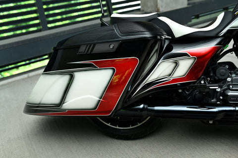 Morocco Style gestreckte Seitenverkleidungen für Harley Davidson Touring Modelle ab Baujahr 2014