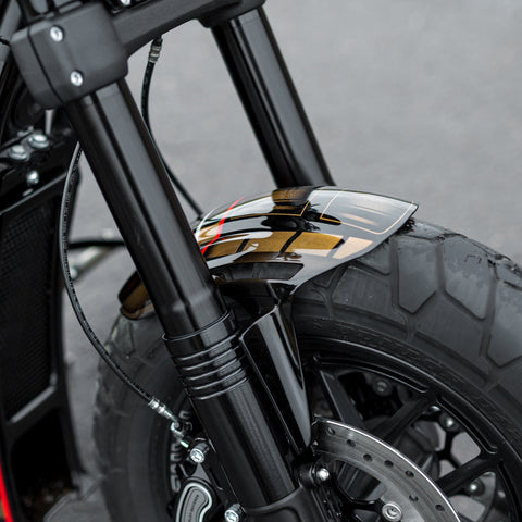 Custom-Frontfender "Aggressor" 2018-2025 Softail M8 Fat Bob FXFB FXFBS