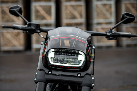 "Aggressor" Serie Softail Fat Bob FXFB FXFBS Scheinwerferverkleidung 2018-2025
