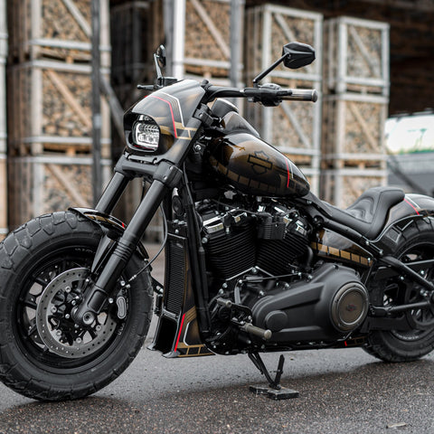 2025-2026 „Aggressor“ Serie Softail M8 Kühlerabdeckung