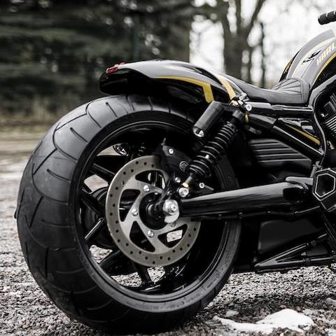 V-Rod 12,5" Stickstoff-Stoßdämpfer hinten