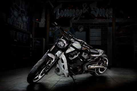 Photon Serie Harley Davidson V-Rod Kühlerabdeckung