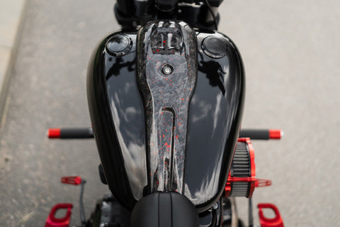 Armaturenbrettkonsole aus geschmiedeter Kohlefaser für Harley Davidson FXLRS/ST