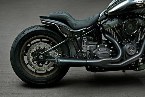 Crook Series Kurzer Heckfender für Harley Davidson Low Rider, Heritage, Fat Bob 180-200 Reifen
