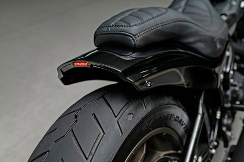 Crook Series Kurzer Heckfender für Harley Davidson Low Rider, Heritage, Fat Bob 180-200 Reifen