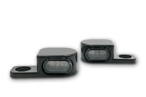 Nicht wahrnehmbare vordere LED-Blinker mit E-Prüfzeichen für Softail-Modelle von 1998-2014