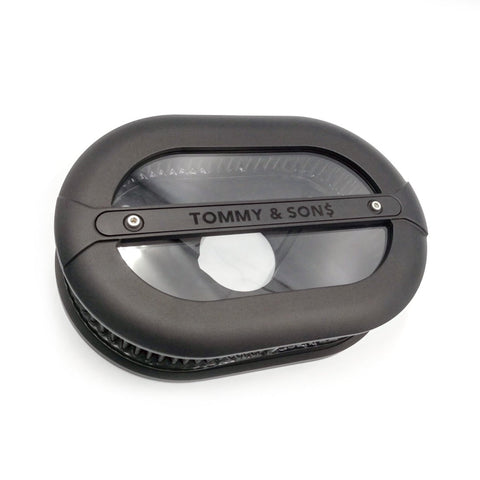 "Black Series" Luftfilter für Harley Davidson Twin Cam Transparent