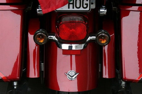 Seitenkoffer-Füllplatten / Kotflügelstreifen für Harley Davidson Touring Modelle 1993-2013