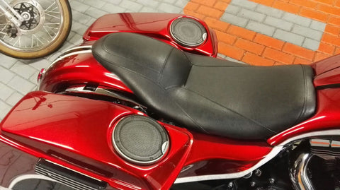 Satteltaschen-Deckel mit Aussparung für Lautsprecher für Harley Davidson Modelle 1993–2013