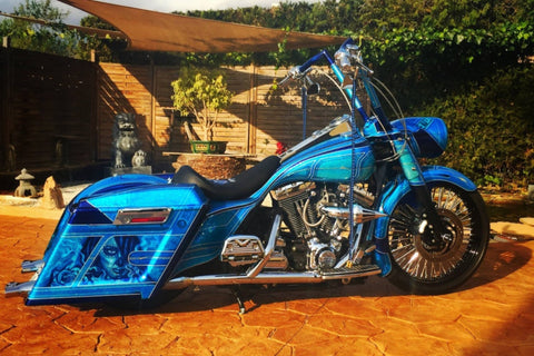 Gestreckte Seitenverkleidungen für Harley Davidson Touring Modelle 1998-2008