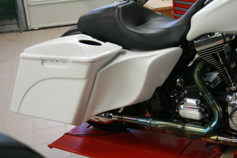 Verlängerte Seitenabdeckungen für Harley Davidson Touring Modelle 2009-2013