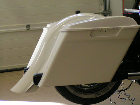 Anschraubbarer, verlängerter hinterer Schutzblech für Harley Davidson Touring Modelle von 2009 bis 2013
