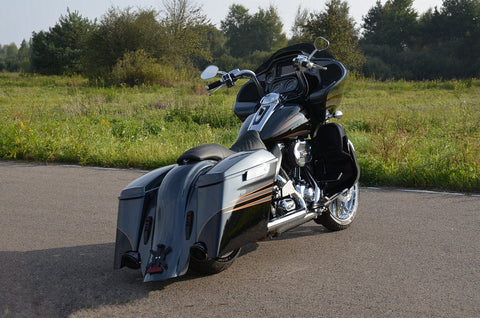 Anschraubbarer, verlängerter hinterer Schutzblech für Harley Davidson Touring Modelle von 2009 bis 2013