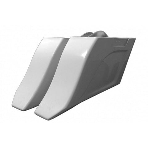 Flow Stretched Satteltaschen ohne Deckel für Harley Davidson Touring Modelle 1993 - 2013