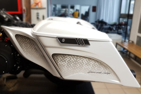 Gestreckte Seitenverkleidungen für Harley Davidson Touring Modelle ab 2014
