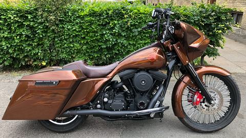 Rocca Seitenverkleidungs- und Tankverkleidungssatz für Harley Davidson Touring Modelle ab 2014