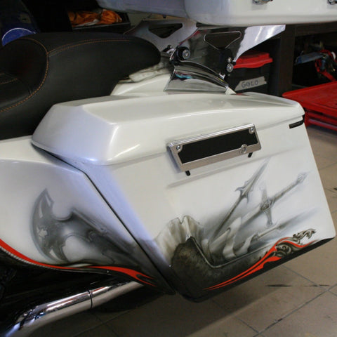 Tommy&Sons Torre Satteltaschen-Deckel für Harley Davidson Touring Modelle 1993-2013
