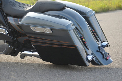 Bolt-on, gestreckter hinterer Schutzblech für Harley Davidson Touring ab 2014