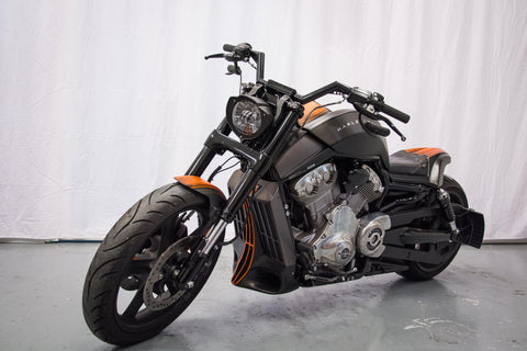 Seitlich montierte, maßgefertigte V-Rod Muscle Scheinwerferabdeckung