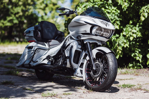Anschraubbare Kühlerabdeckung für Harley Davidson Milwaukee-8