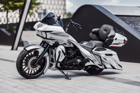 Anschraubbare Kühlerabdeckung für Harley Davidson Milwaukee-8