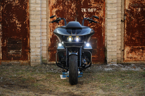 Anschraubbare Kühlerabdeckung für Harley Davidson Milwaukee-8