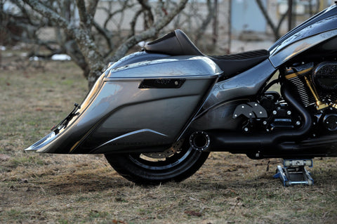 Billow Set aus gestrecktem Heckfender und Satteltaschen für Harley Davidson Touring ab 2014