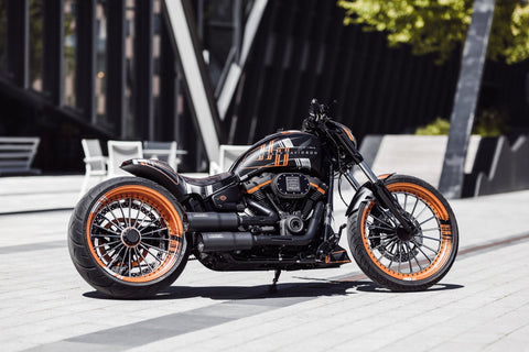 Sitzbank „Sinner“ für Harley Davidson Softail M8 Modelle