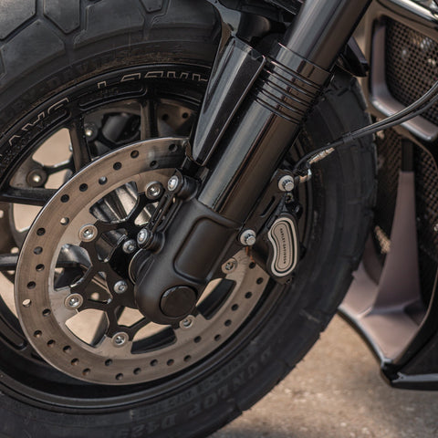 2018-2025 Softail M8 Vorderachs-Abdeckkappen-Set für Upside-Down / Inverted Gabelbaugruppen
