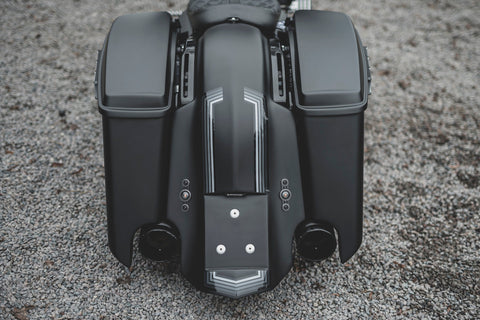 2009-2023 Touring 5" verlängerte Satteltaschen und Schutzblech-Kit