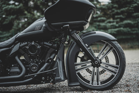 Vorderradkotflügel-Kit für 23X5.5" "Bulldog" Fat Tire Räder Touring 2014-2023